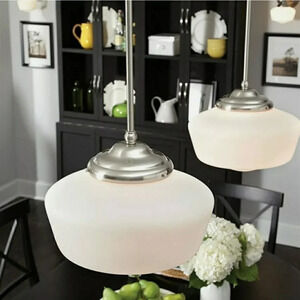 7" Mini 1Light Flourecent Pendant Light Brushed Ni